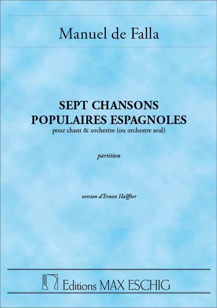 Siete Canciones Populares Espanolas Poche